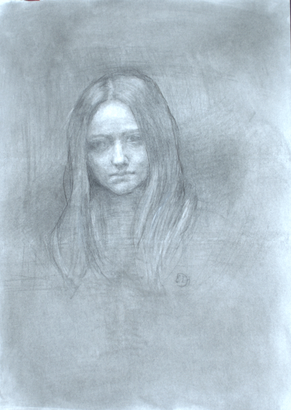 Lady with long hair